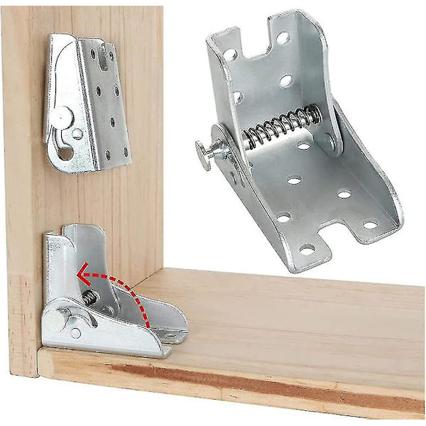(4 stykker) Foldbar ramme, selvlåsende hengsel, foldbare bordbein, foldbart arbeidsbenk-yvan