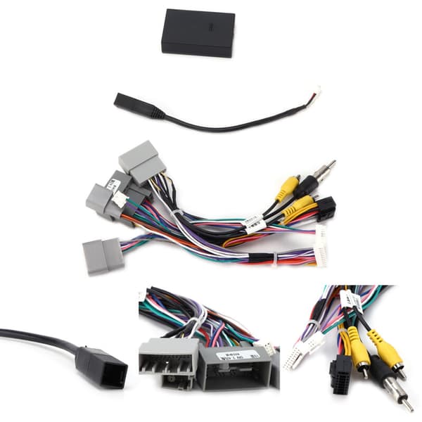 16-bens lydledningsnetadapter, strømkabel med Canbus-boks til Android-udskiftning til CRV 2.4/Civic