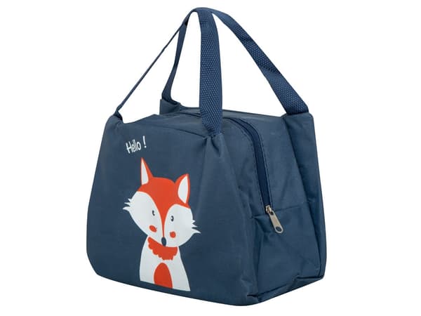Termisk matpose isolert polyester 21,5x14,5x15,5 cm bjørnemotiv