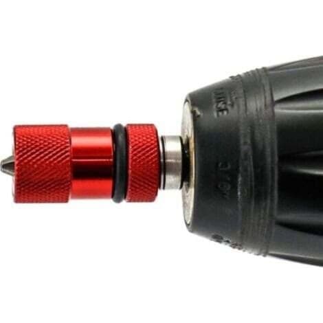 2-delt magnetisk bitsholder med dybdestopp, 1/4\" sekskant, inkluderer 2 x PH2 gipsplateskrutrekkerbits