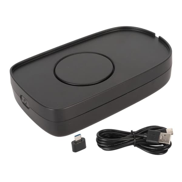Mouse Jiggler 2 DPI Level Automatic Ultra-Quiet Large Disk Plug and Play Mouse Mover for Gaming Meetings Presentation