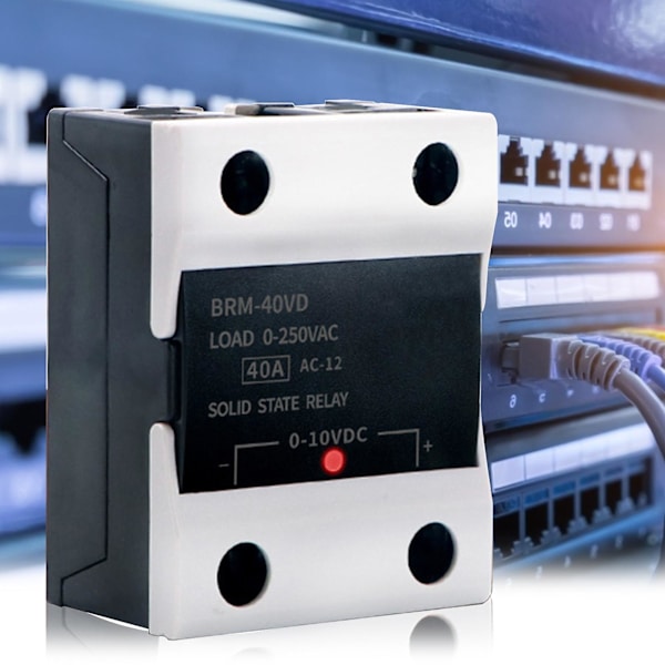 Brm-40vd 40a 0-10v Dc-ingång 0-250v Ac-belastning Solid State Relä Spänningsregulator