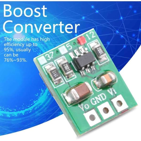 Mini DC-DC-tehostinmuunninkortti, 12V jännitteenkorotusmoduuli