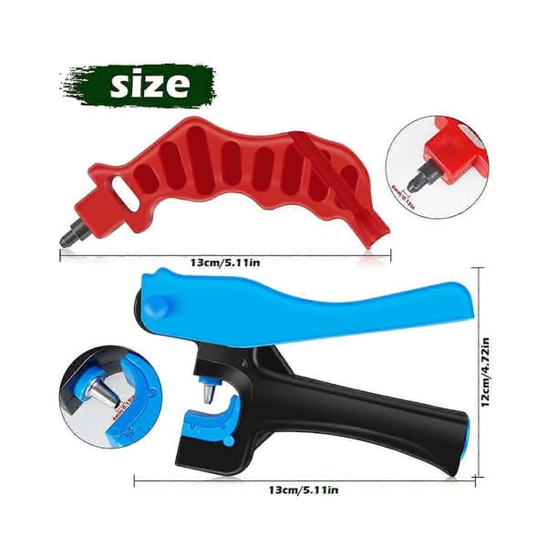 2 stk. Havepuncher til Dripper Installation i Have 4mm Grip Hul, 16/20/25mm PE Rør