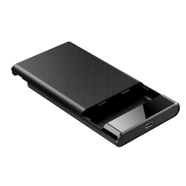 HDD-kabinett Plug and Play 2,5-tums Verktygsfri Mobil Hårddisk Drive Carrier Box Skyddande Plast USB3.1 SATA SSD-kabinett