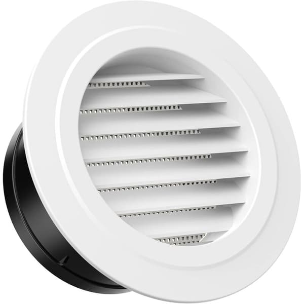 150 mm ventilationsmunstycke med skyddsgaller - ABS (Ø150 mm)
