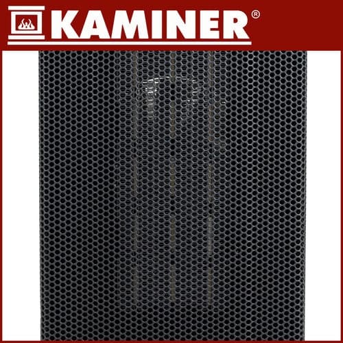 Keramisk elvarmer 1500W med LED-display, timer, sort