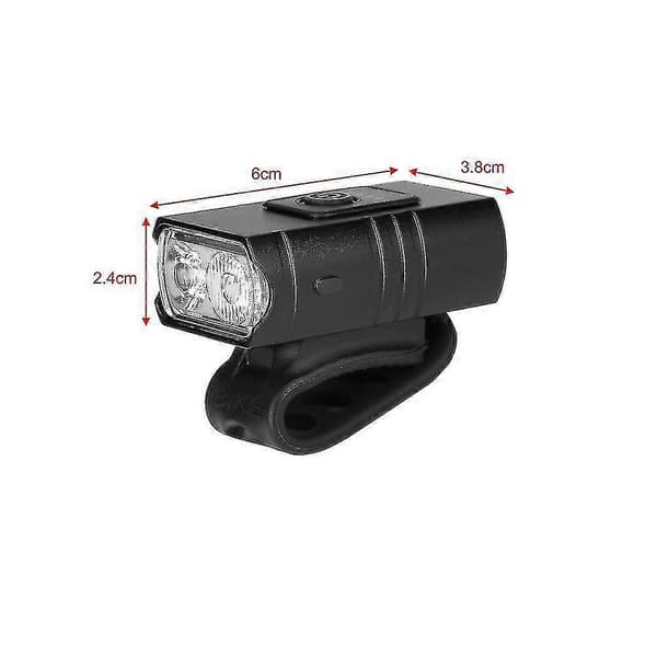 Naiwang Mini Double T6 Pyörän USB-lataus Ulkoilu LED Valo