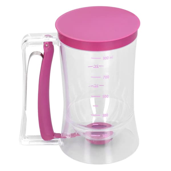 Pancake Dispenser with Trigger Handle - BPA-Free, Wide Opening, Controllable Food Size, Measurable Scale