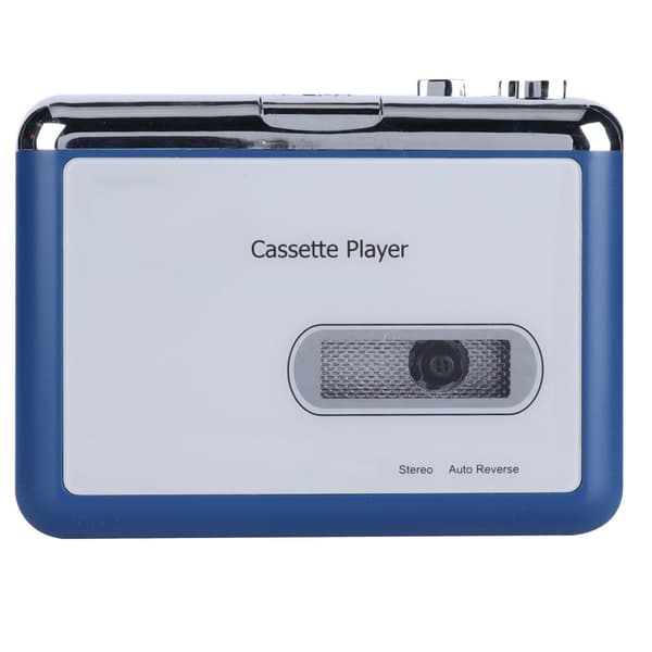 Bluetooth Cassette Player with Auto Reverse - Connects to Headphones or Speakers