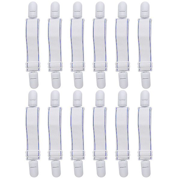 12 stk Sengestrammer Festeseng Klips Straps Sengestrammer Klips