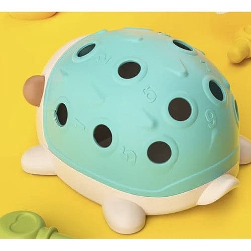 Counting puzzle hedgehog with 12 spikes, numbers 1-9, ABS 18x19 cm