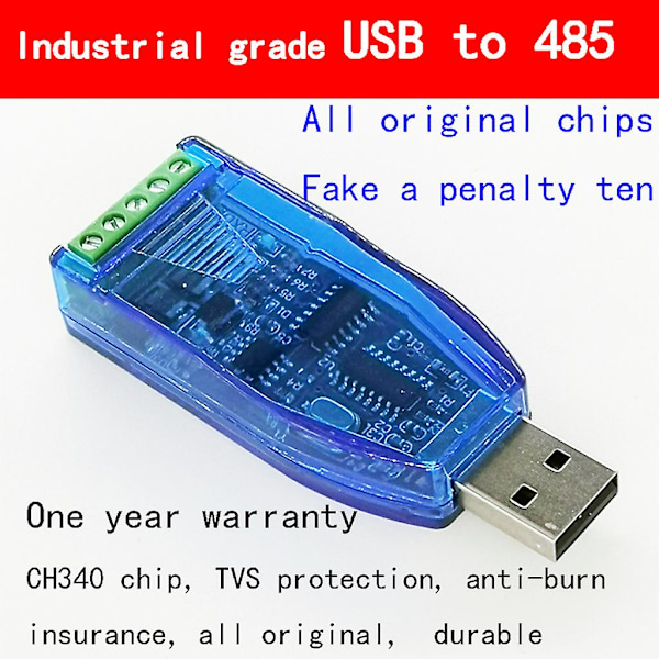 USB till RS485 Kommunikationsmodul Lång Distans för Multi-system USB till RS485