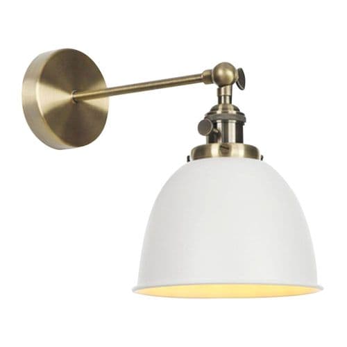 Moderne taklampe halvsirkel mini med hvit metallskjerm