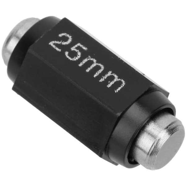 Rustfrit stål (25 mm) ekstern mikrometer standard kalibreringsblokstang