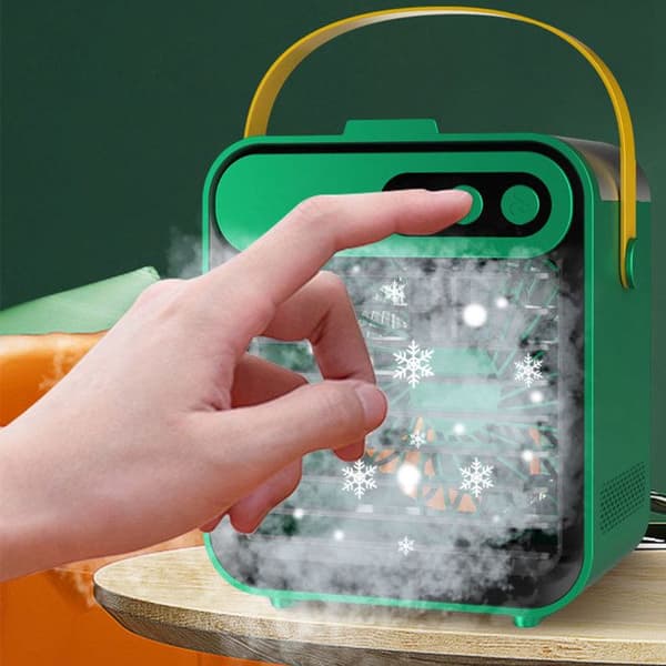 Mini Køleskab - TD® - 2400mah - Bærbar - Tre Luftstrømme - Befugtning