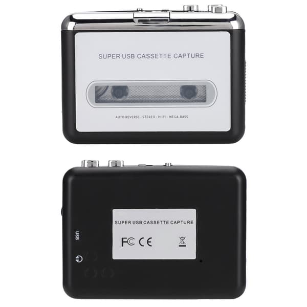 Stereo-USB-kasettinauhuri MP3-muuntimeksi