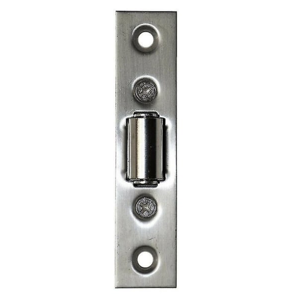 Justerbar rullfångare satin mortise dörrfjäderkulla lås rostfritt stål (silver) (1 st), bz