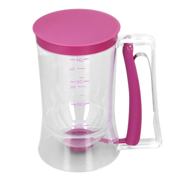 Pancake Dispenser with Trigger Handle - BPA-Free, Wide Opening, Controllable Food Size, Measurable Scale