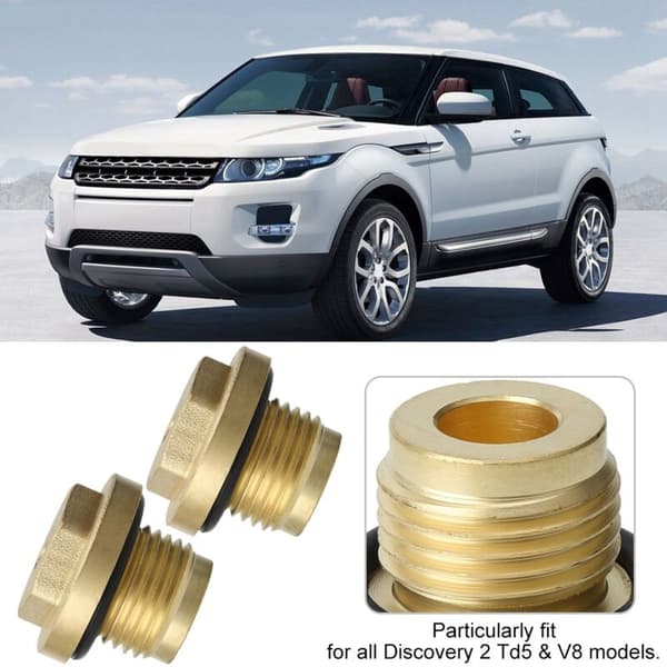 Messing differensialfyllings- og tappepluggsett, egnet for Land Rover Discovery 2 Td5 og V8