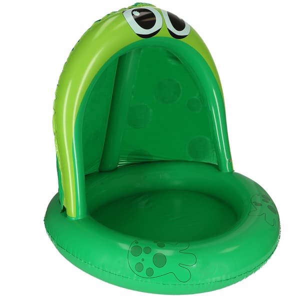 Inflatable children's pool zebra with sun canopy 95 cm PVC 3+ years
