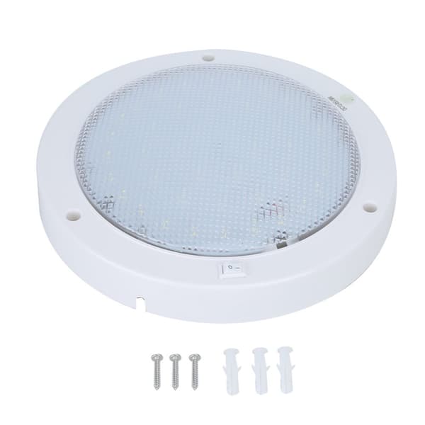 High Brightness 42 LED Round Ceiling Light for Car Boat Home - Warm White Light