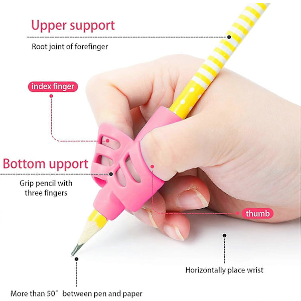 Pencilgrepp för barnhandstil - (4-pack)