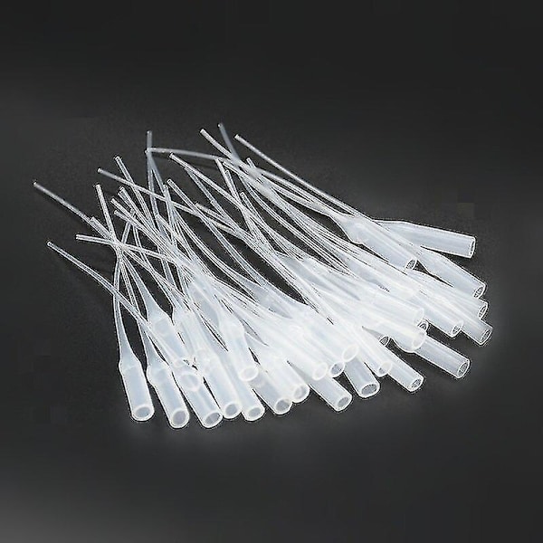 100 stk./sæt Pipette Mikro-spidser Kompatibel med Plastik Limflaske Limforlænger Præcisionsapplikator Laboratoriumsdispenseringspipette