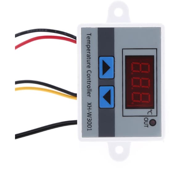 AC220V Digital LED Temperaturkontrollmodul, Termostatbryter med Vanntett Probe