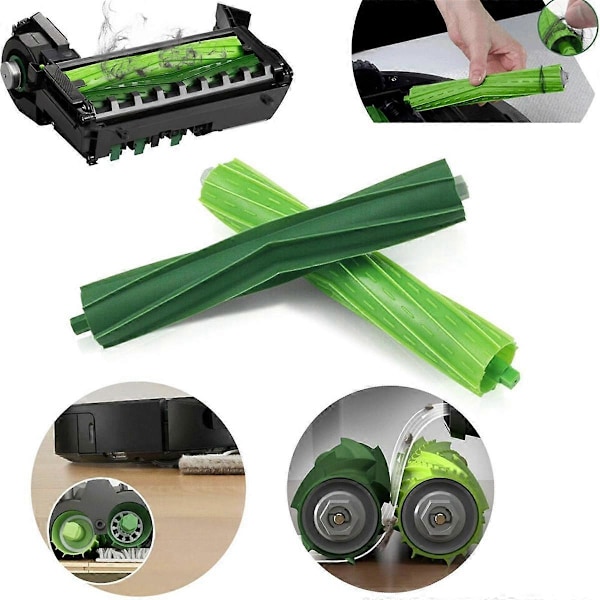 Reservedele til Combo J7+/J7 Plus robotstøvsuger, gummibørster+ moppepuder+ HEPA-filtre