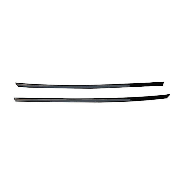 Bil Blank Svart Front Stötfångare Mesh Center Grill Galler Formning Strips Cover Trim för- Golf 8 MK8 2021 2022