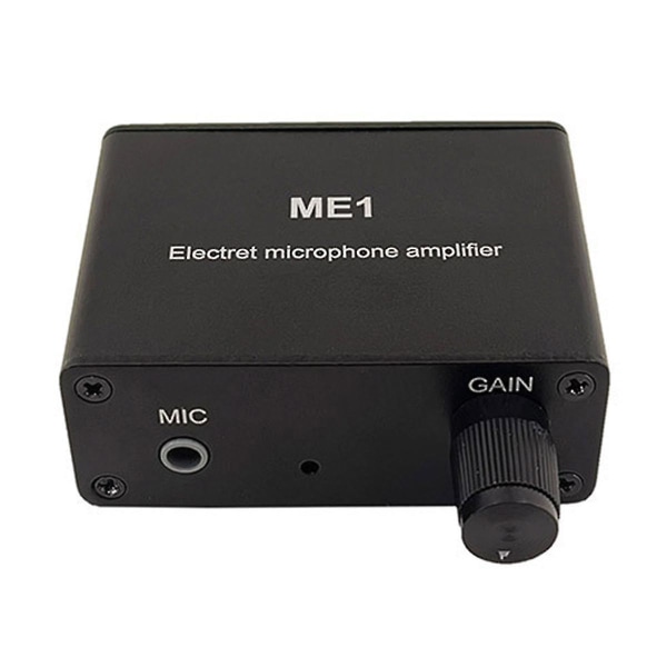 3.5mm Me1 Condenser Microphone Headphone Amplifier Audio Preamplifier Mixing Board