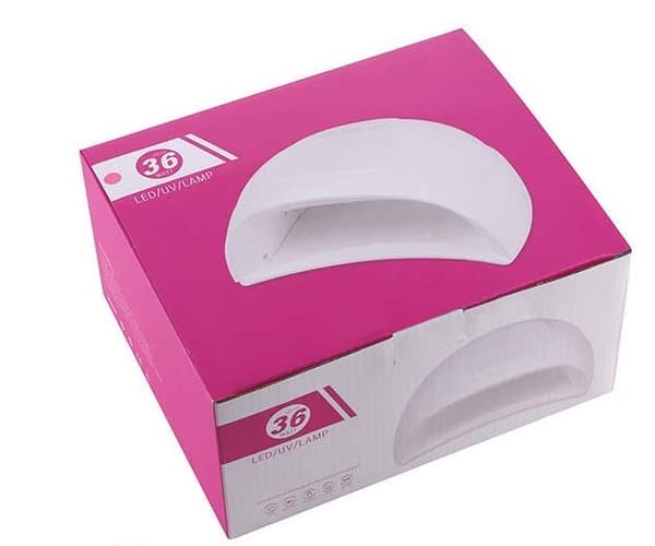 36w UV/LED-lampe med timerfunksjon