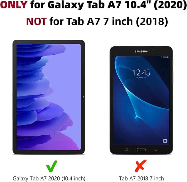 2X Tempered Glass Screen Protector for Samsung A7 Tab