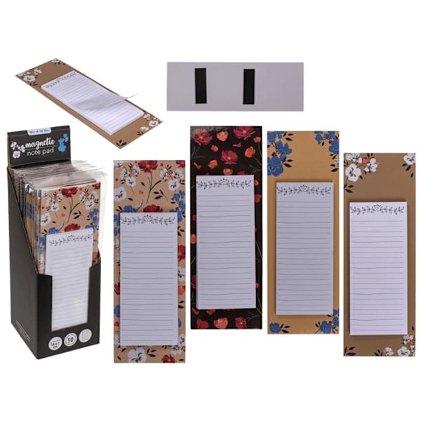 2-Pack - Magnetic Block / Notepad - Attach to the refrigerator
