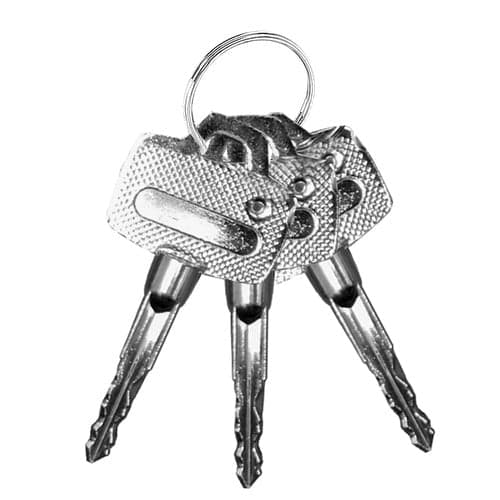 Key safe security cabinet with key lock black 23x17x17 cm 3 keys