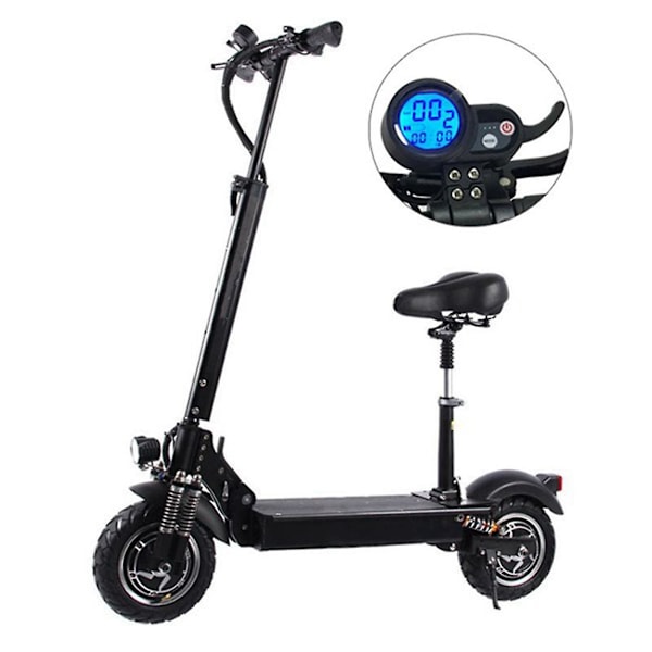 El-Scooter LCD-Skärm med Gasreglage för 10-tums El-Scootrar Display, 36V