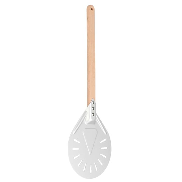 Pizzabakeverktøy - Rund pizzaspade med avtakbart trehåndtak (23 cm)