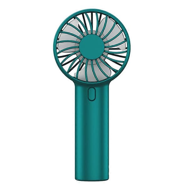 Håndholdt ventilator med genopladeligt batteri og ventilator - FARVE: grøn