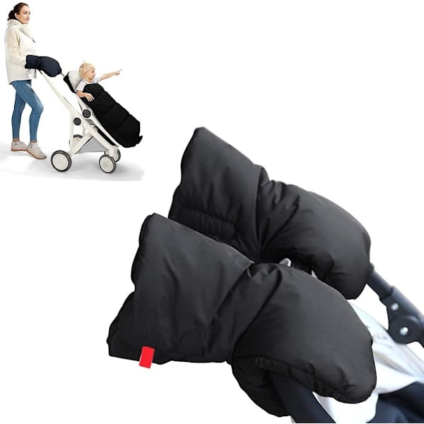 Dww-universelle barnevognglover, vognglover, ekstra tykke, varme, vanntette, frostsikre, golfhansker, handlekurv, vintervanntette håndvarmere