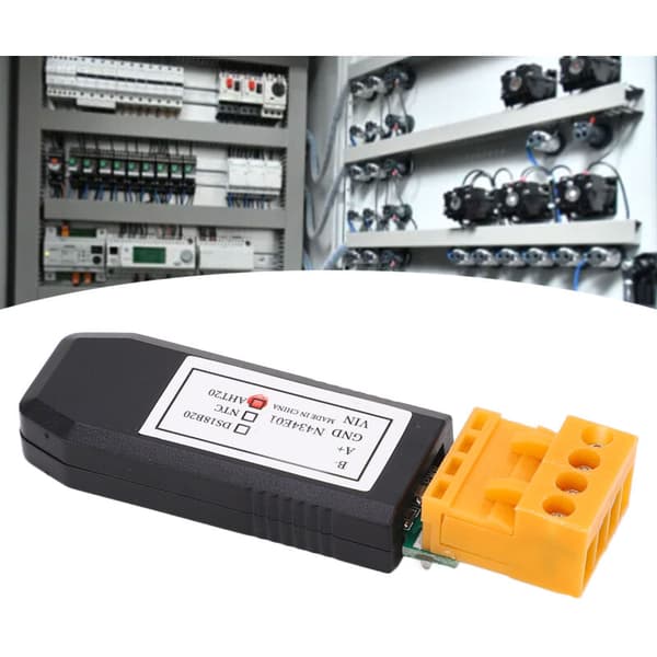 AHT20 PLC RS485 temperatur- og fugtighedssensor til industrisystem med touchscreen, DC 4,5-15V