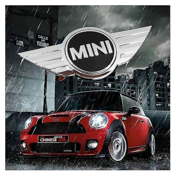 Mini Nytt Äkta Huv Mini Cooper Emblem Badge