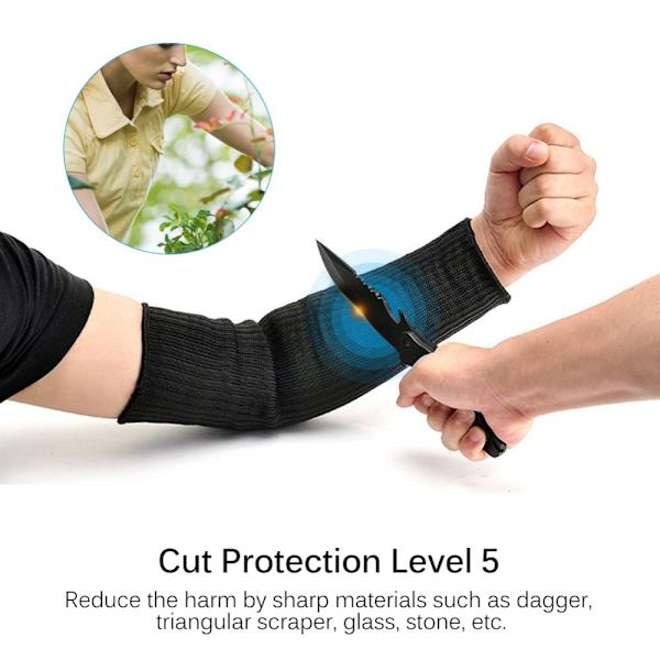 Cut-resistant arm protection - Level 5 cut protection