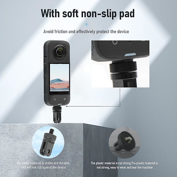 Insta360 ONE X3/X2 urheilukameran sovittimen jatke-ruuvikiinnitys n m