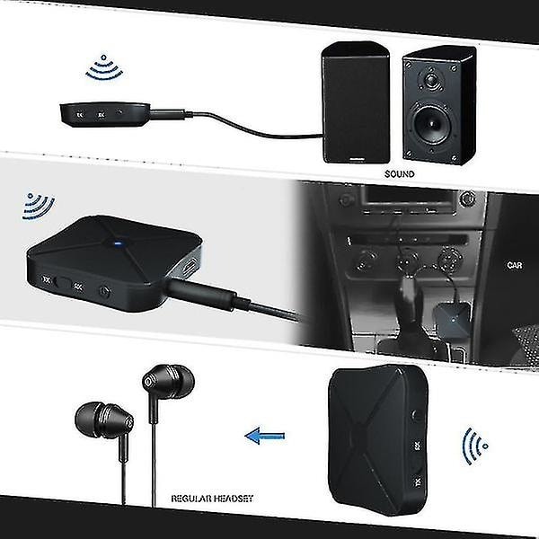 Bluetooth Sender/Modtager Adapter 2 i 1 Trådløs Lydkonverter