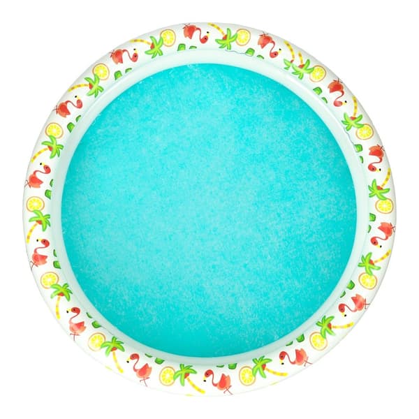 Oppustelig børnepool sæt 3-i-1 122x20 cm med ring 46 cm & bold