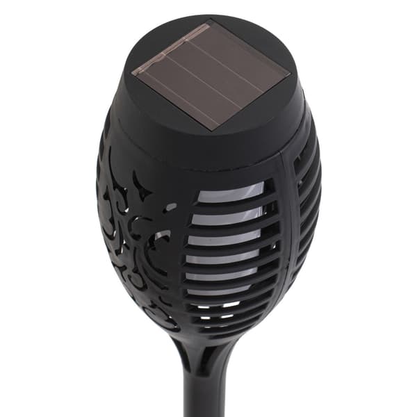 Solarfakler for hage 4-pakning 12 LED 51,5 cm