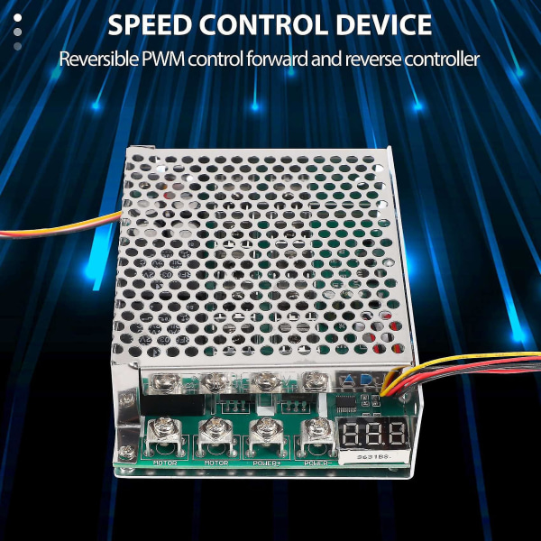 DC 10-55V 100A 3000W Motorhastighedsregulator Reversibel PWM-styring Frem og Tilbage-regulator