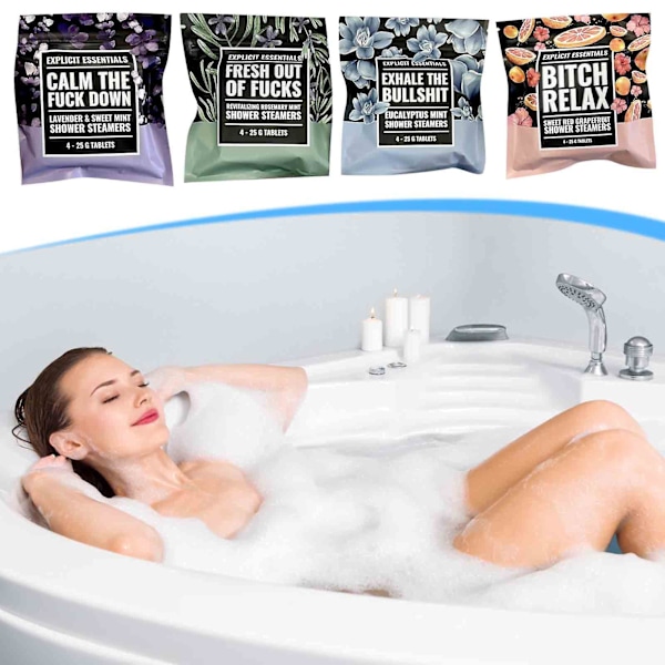 Swear Shower Steamers Gaveæske - 4 stk.