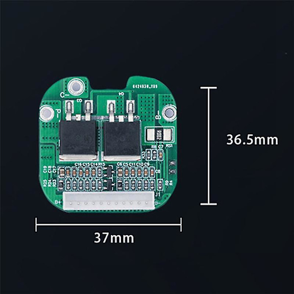10S 36V BMS 15A Integreret IC med Forskellige Porte til Scooter 18650 Batteri